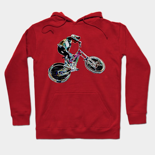 mtb dh Hoodie by rickylabellevie